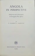 EGERTON. (F. Clement C.) ANGOLA IN PERSPECTIVE.