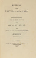 PORTER. (Robert Ker) LETTERS FROM PORTUGAL AND SPAIN.