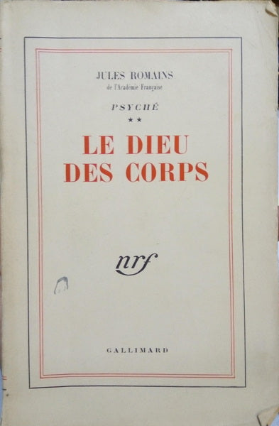 ROMAINS. (Jules) LE DIEU DES CORPS.