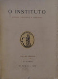 INSTITUTO (O), REVISTA CIENTÍFICA E LITERÁRIA, VOLUME CXXXVII, 1978.