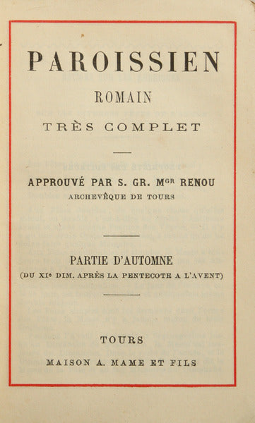 PAROISSIEN ROMAIN.