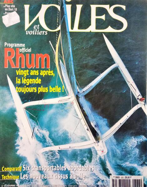VOILES ET VOILIERS, N.?? 333, 334, 335, NOVEMBRE/DÉCEMBRE/JANVIER 1998 - 1999.