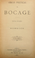 BARBOSA DO BOCAGE. (Manuel Maria de) OBRAS POETICAS DE BOCAGE.