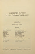 CONDON. (R. D.) et al. INSTRUMENTATION IN GAS CHROMATOGRAPHY.