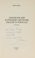 GESCHICHTE DER KATHOLIKEN DEUTSCHER SPRACHE IN PORTUGAL.