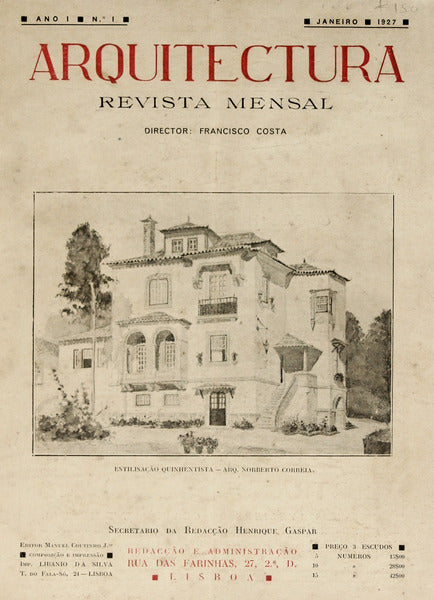 ARQUITECTURA, REVISTA MENSAL. [N.º 1 - 23]