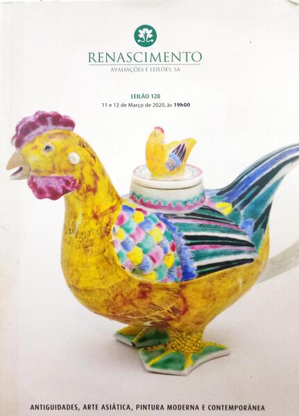 ANTIGUIDADES, ARTE ASIÁTICA, PINTURA MODERNA E CONTEMPORÂNEA, RENASCIMENTO - AVALIAÇÕES E LEILÕES, S. A., LEILÃO 128, MARÇO 2020.