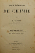 TROOST. (Louis) TRAITÉ ÉLÉMENTAIRE DE CHIMIE.