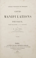 WITZ. (M. Aimé) COURS DE MANIPULATIONS DE PHYSIQUE.