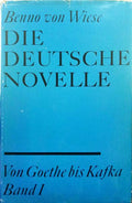 WIESE. (Benno von) DIE DEUTSCHE NOVELLE. [2 VOLUMES]
