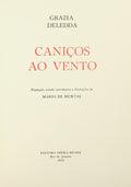 DELEDDA. (Grazia) CANIÇOS AO VENTO.