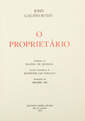 GALSWORTHY. (John) O PROPRIETÁRIO.