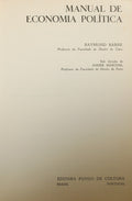BARRE. (Raymond) MANUAL DE ECONOMIA POLÍTICA. [VOLUME 2]