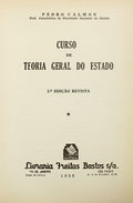 CALMON. (Pedro) CURSO DE TEORIA GERAL DO ESTADO.