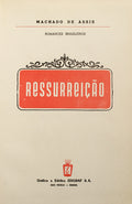 MACHADO DE ASSIS. (Joaquim Maria) RESSURREIÇÃO.