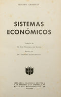 GROSSMAN. (Gregory) SISTEMAS ECONÓMICOS.