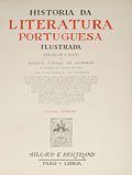 FORJAZ DE SAMPAIO. (Albino) HISTORIA DA LITERATURA PORTUGUESA ILUSTRADA. [4 VOLS. - ENC.]