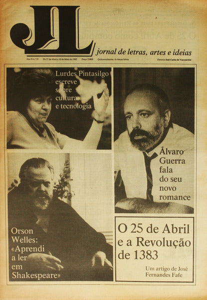 JL: JORNAL DE LETRAS, ARTES E IDEIAS. [134 JORNAIS]