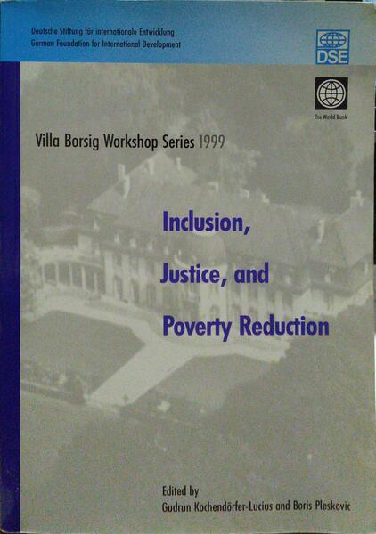 KOCHENDÖRFER-LUCIUS. (Gudrun) e Boris Pleskovic. INCLUSION, JUSTICE, AND POVERTY REDUCTION.