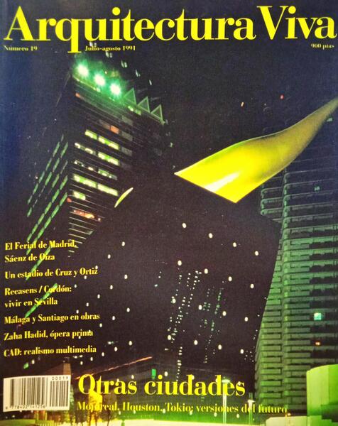 ARQUITECTURA VIVA N.º 19-20, JULIO-OCTUBRE 1991. [2 REVISTAS]