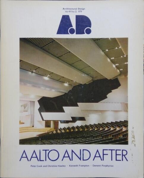 ARCHITECTURAL DESIGN, VOLUME 49, N.º 12, 1979.
