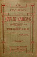 COSTA. (Afonso Augusto da) e outros. DISCURSOS DOS ILLUSTRES DEPUTADOS REPUBLICANOS.