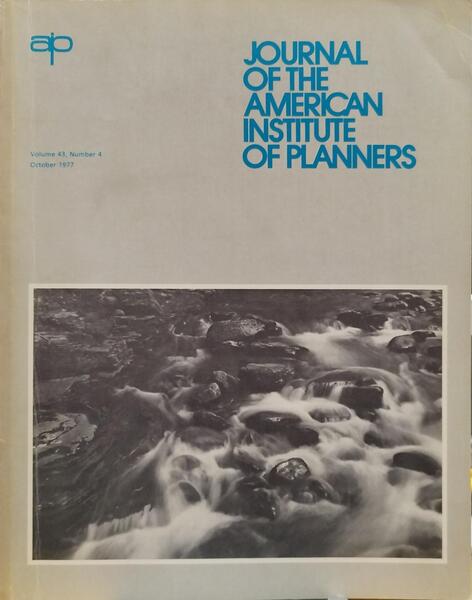 JOURNAL OF THE AMERICAN INSTITUTE OF PLANNERS, N.º 4, OCTOBER 1977.