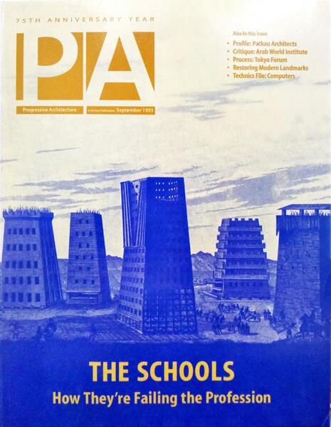 PROGRESSIVE ARCHITECTURE N.º 9-12. SEPTEMBER-DECEMBER 1995. [4 VOLS.]
