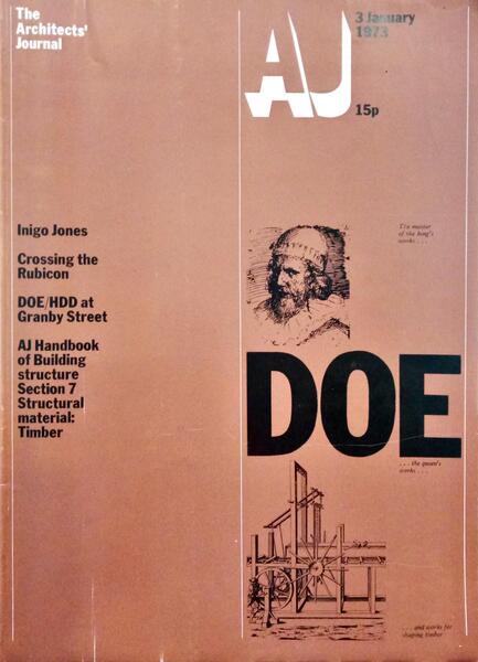 ARCHITECTS' (THE) JOURNAL, VOLUME 157, N.º 1, 4, 5, 7, 8; 1973.