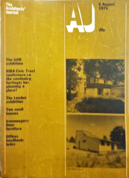 ARCHITECTS' (THE) JOURNAL, VOLUME 162, N.º 32 - 39, 1975.