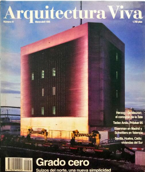 ARQUITECTURA VIVA, N.º 41, MARZO - ABRIL 1995.