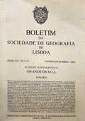 BOLETIM DA SOCIEDADE DE GEOGRAFIA DE LISBOA, N.º 1-12, JANEIRO-DEZEMBRO 2005.
