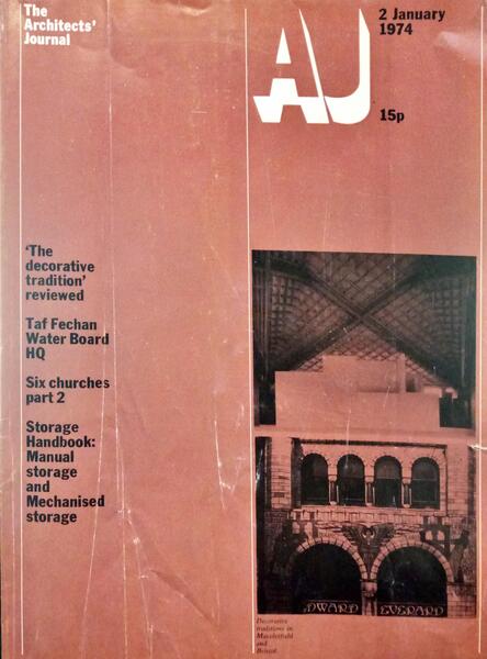 ARCHITECTS' (THE) JOURNAL, VOLUME 159, N.º 1, 2, 3, 6, 8, 9; 1974.