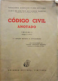 PIRES DE LIMA. (Fernando Andrade) e João de Matos Antunes Varela. CÓDIGO CIVIL ANOTADO, VOLUME I (ARTIGOS 1.º A 761.º). [3.ª EDIÇÃO]