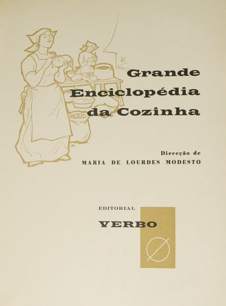MODESTO. (Maria de Lourdes) GRANDE ENCICLOPÉDIA DA COZINHA. [2 VOLS.]