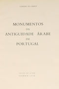 CORREIA DE CAMPOS. (José Augusto) MONUMENTOS DA ANTIGUIDADE ÁRABE EM PORTUGAL.