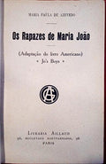 OS RAPAZES DE MARIA JOÃO.