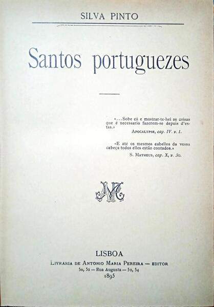 SANTOS PORTUGUEZES.