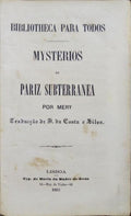 MERY. MYSTERIOS DE PARIZ SUBTERRANEA.