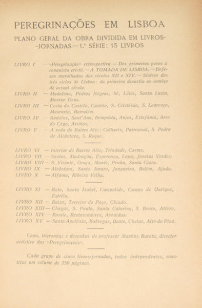 PEREGRINAÇÕES EM LISBOA.
