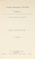 MANZONI. (Alexandre) OS NOIVOS. [2 VOLUMES]