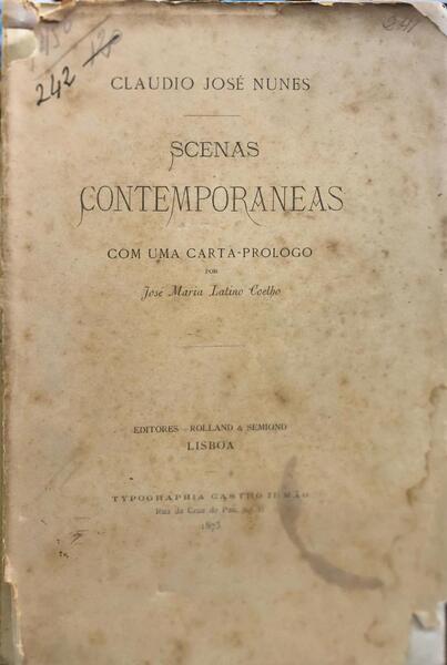 NUNES. (Cláudio José) SCENAS CONTEMPORANEAS.