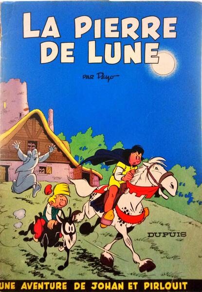 PEYO. LA PIERRE DE LUNE.