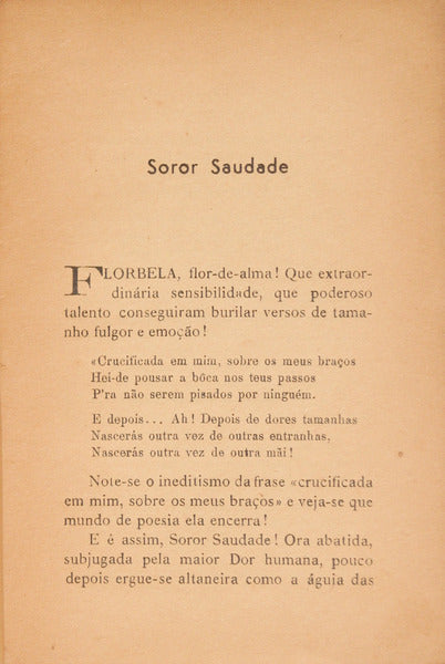 BORGES. (Aurélia) FLORBELA ESPANCA E A SUA OBRA.