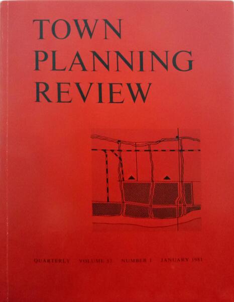 TOWN PLANNING REVIEW VOL. 52, N.ºS 1-4, JANUARY-OCTOBER 1981. [4 VOLS.]