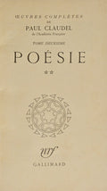 CLAUDEL. (Paul) POÉSIE, II.