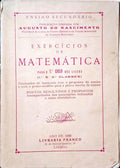NASCIMENTO. (Augusto do) EXERCÍCIOS DE MATEMÁTICA. VOL. II - TRIGONOMETRIA E GEOMETRIA ANALÍTICA.