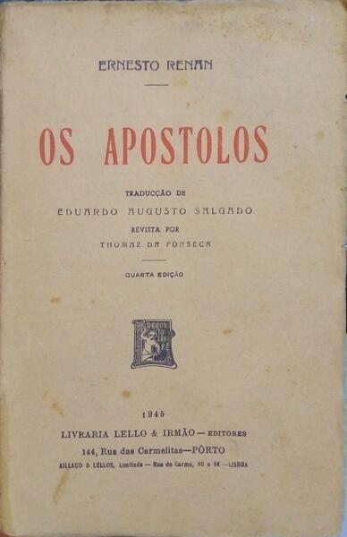 RENAN. (Ernest) OS APOSTOLOS.