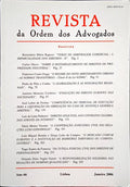 REVISTA DA ORDEM DOS ADVOGADOS ANO 66 - I, JANEIRO 2006.