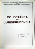COLECTÂNEA DE JURISPRUDÊNCIA, ANO XV, TOMO III - 1990.